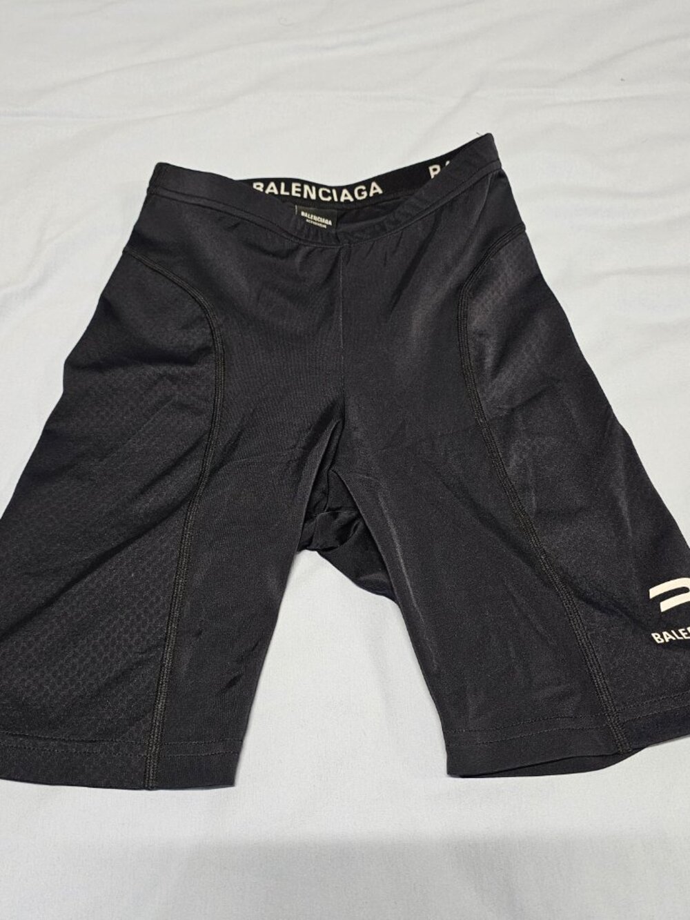 Balenciaga Women’s Black Cycling Athletic Shorts - Picture 14 of 14